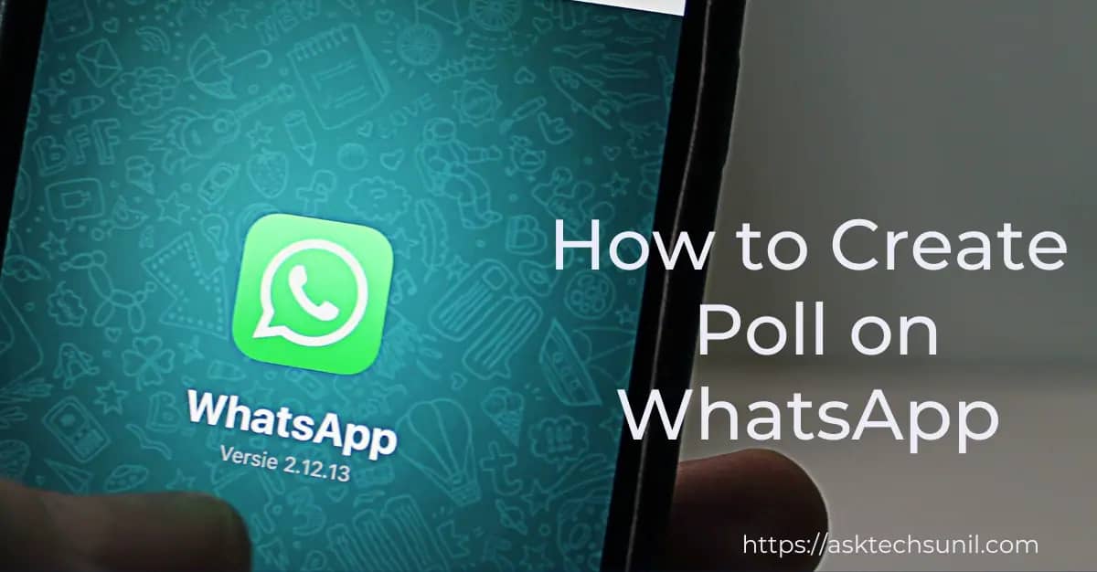 How to Create a WhatsApp Poll